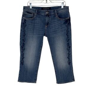 DRIFTWOOD Embroidered Cropped Jeans